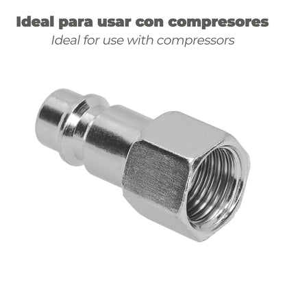 Racor Rapido Hembra 1/4" (Granel)