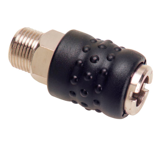 Plugue rápido macho 1/4 (bolha 1 peça)