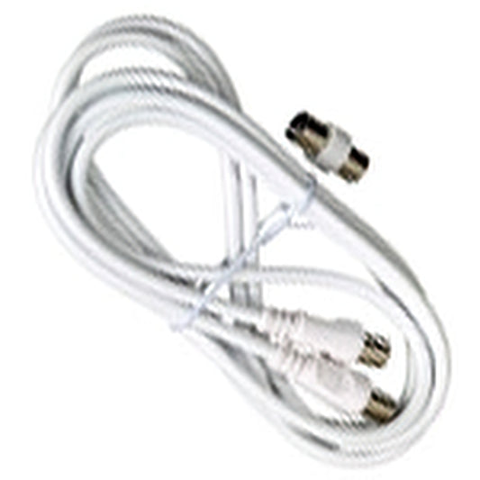 Conector TV Video Macho / Macho  2 metros Con Adaptador Macho / Hembra