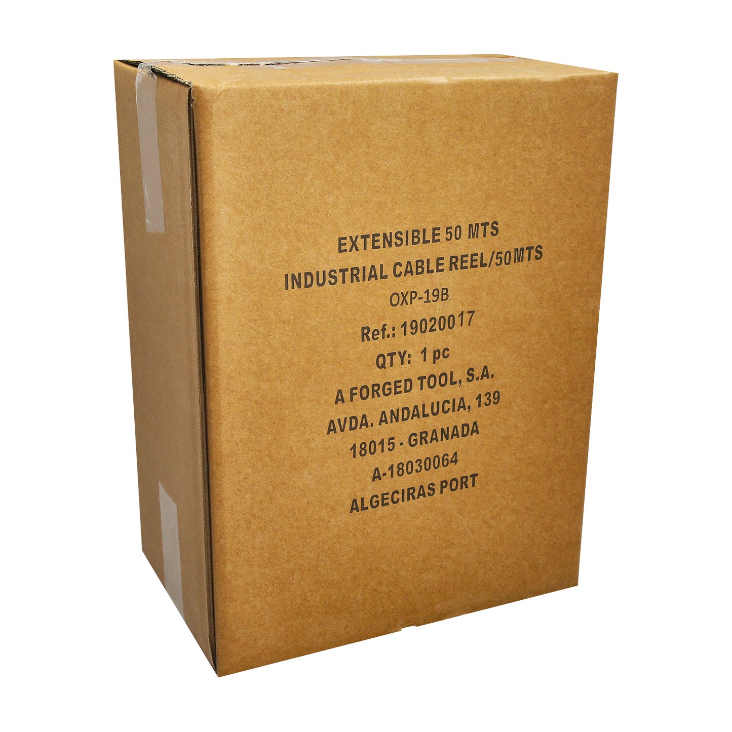 Industrial Extensível 4 Soquetes 50 Metros 3 x 1,5 mm. com proteção contra sobrecarga