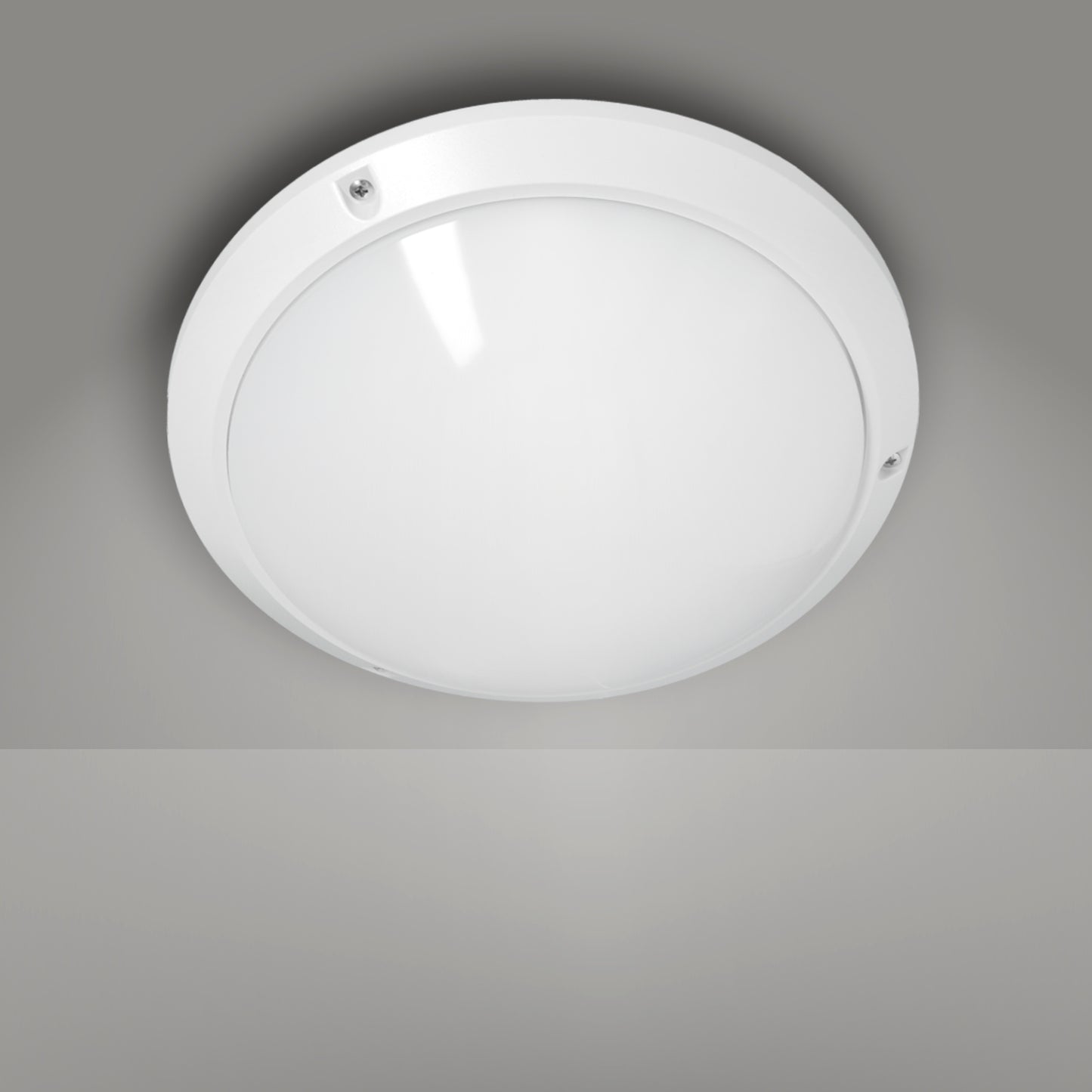 Lampara Plafon Interiores / Exteriores IP45 Portalamparas E27 Ø 27 x 9,5 cm.