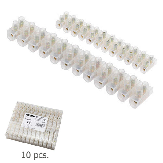 Faixa 12 abas de emenda 2 A. - 2,5 mm² (Pacote com 10 tiras)