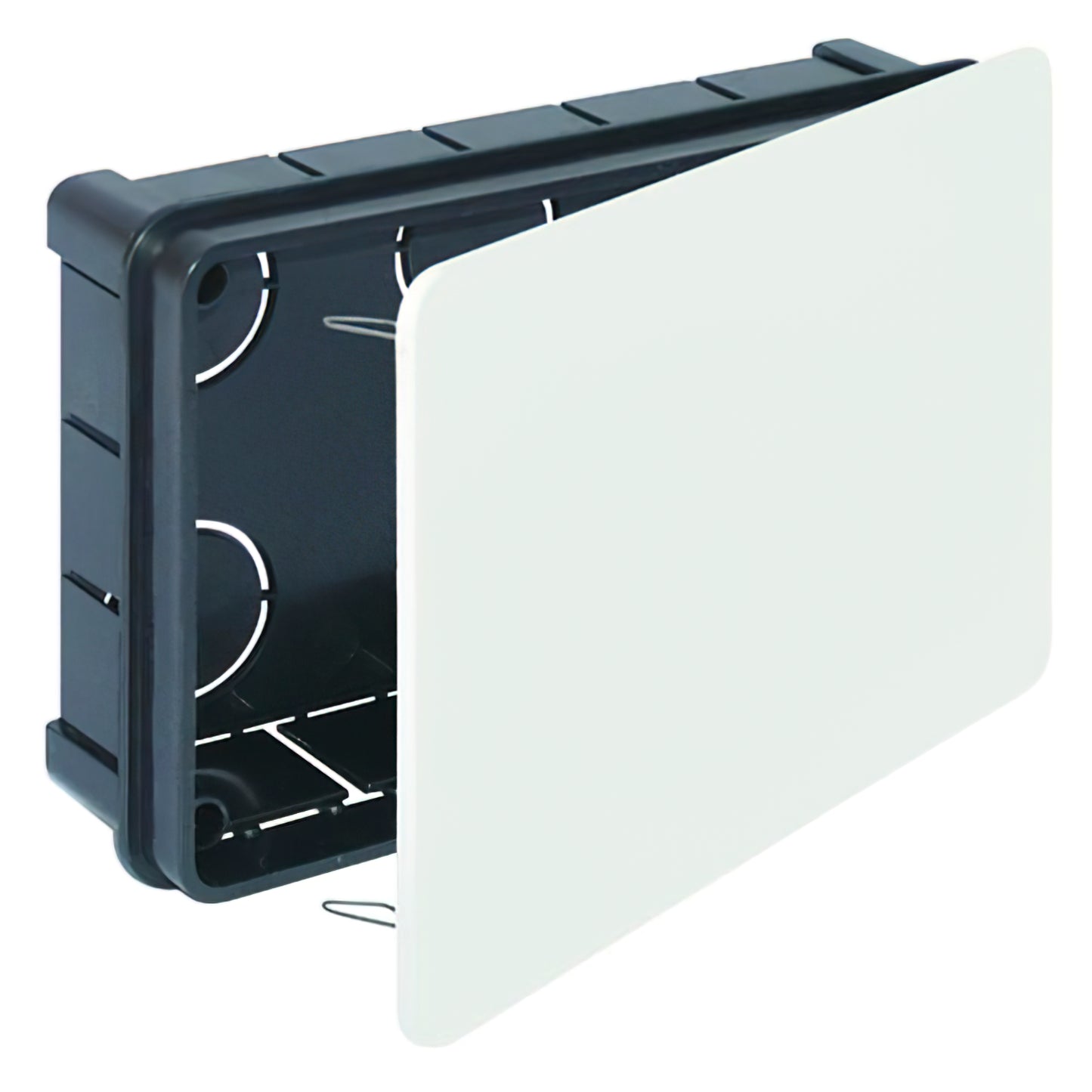 Caixa Registradora Embutida Com Tampa 160 x 100 x 45 mm.