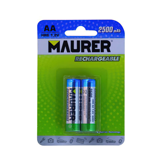 Bateria recarregável Maurer HR-6/AA (bolha 2 peças)