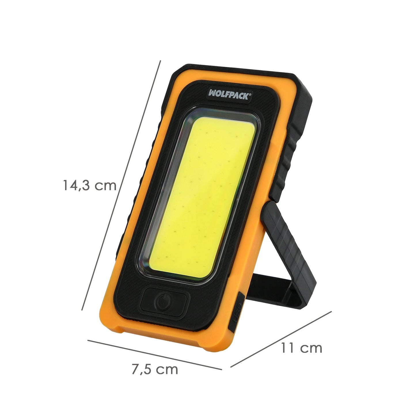 Linterna Led Solar Recargable 10 Watt 750 Lumenes