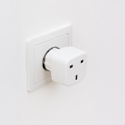 Adaptador Viaje Toma Inglesa A Schuko