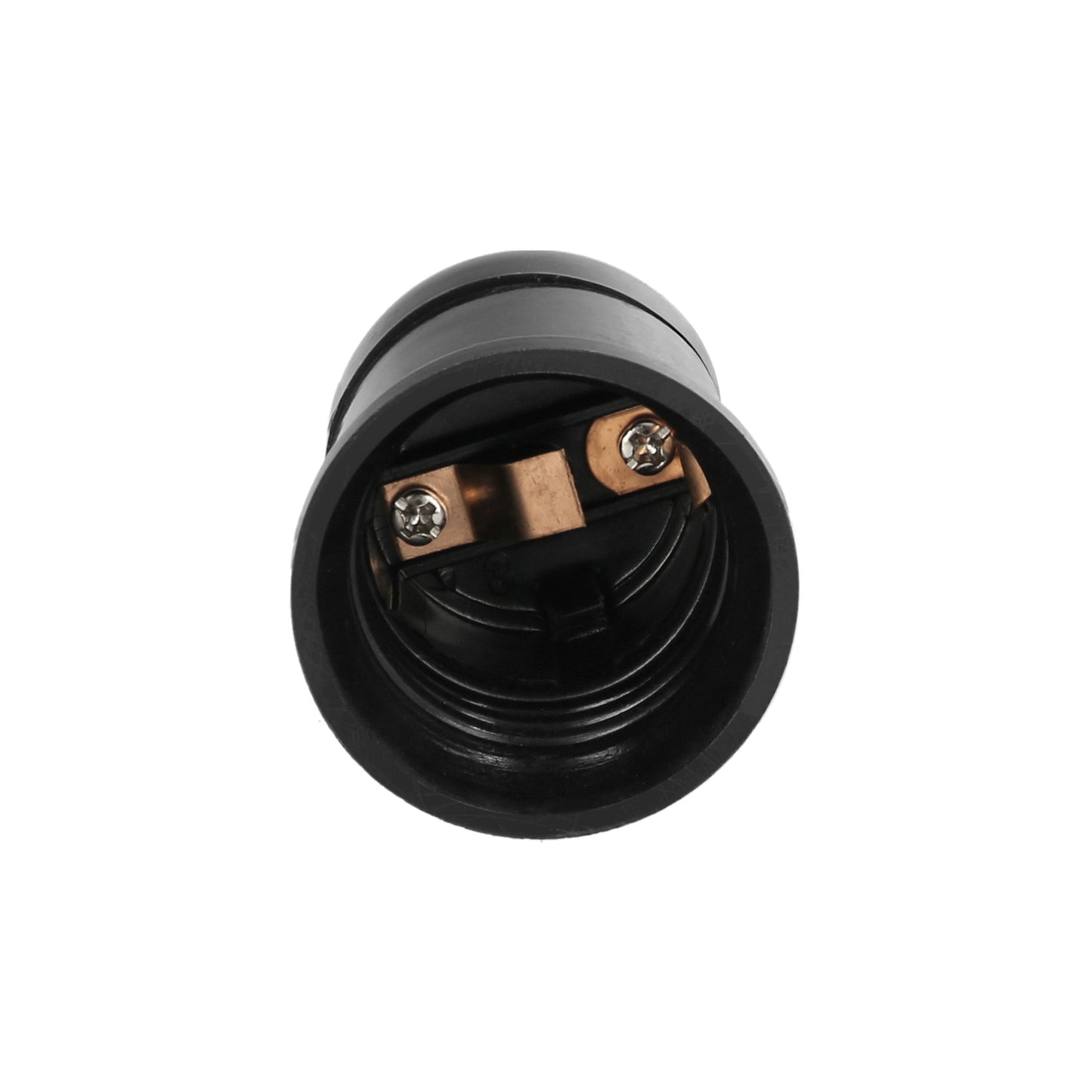 Portalamparas 4 Amperios Rosca E-27 Obra Negro.
