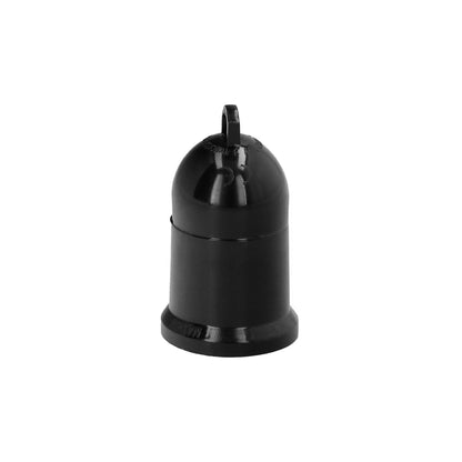 Portalamparas 4 Amperios Rosca E-27 Obra Negro.