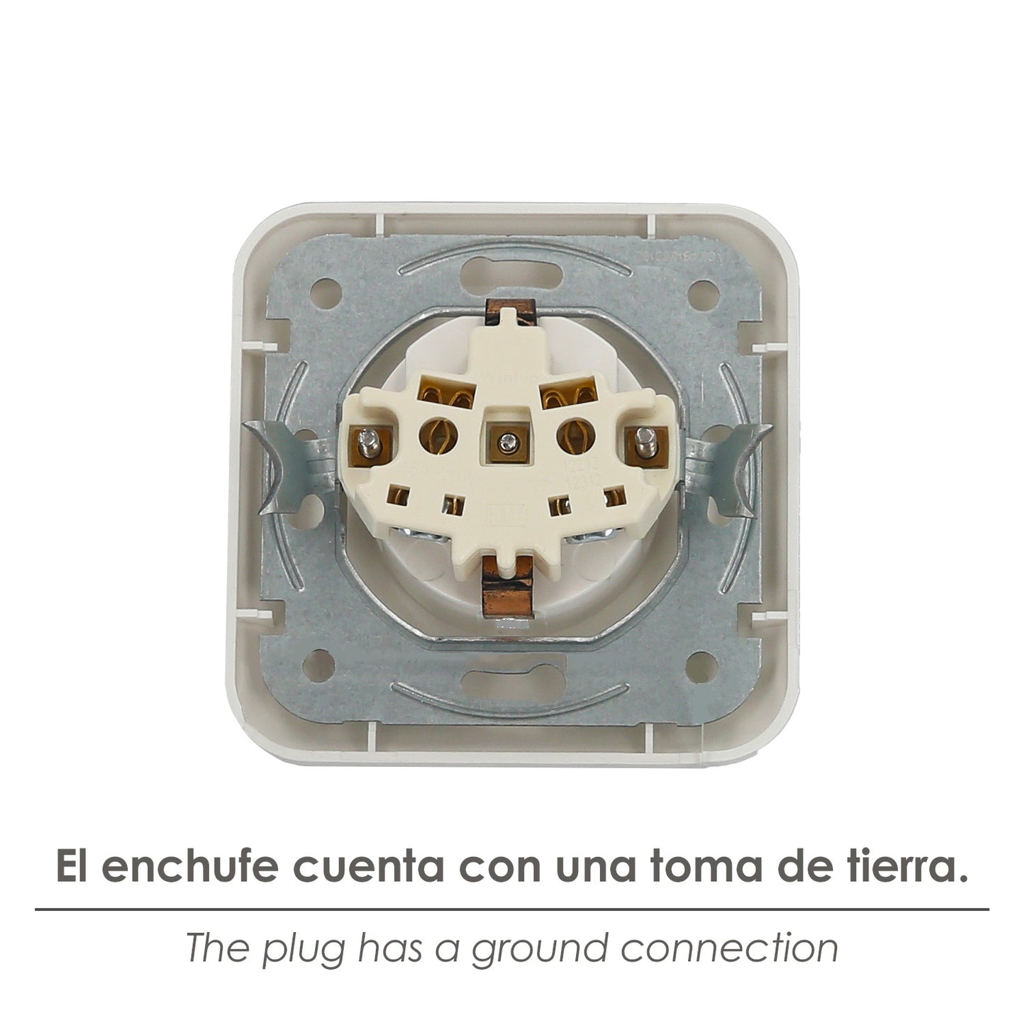 Base Empotrar Blanco