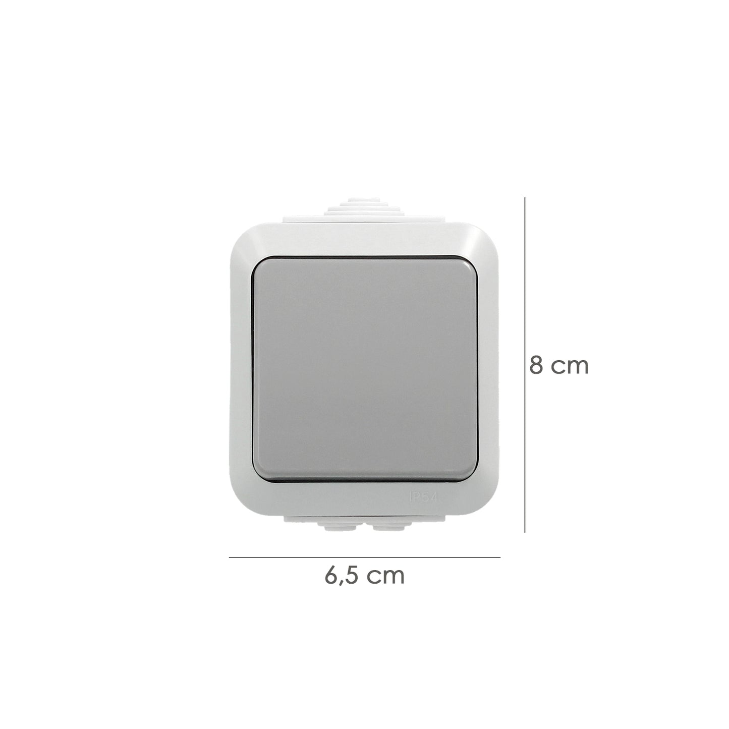 Interruptor Conmutador Con Tapa Simple