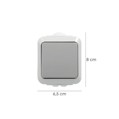 Interruptor Conmutador Con Tapa Simple