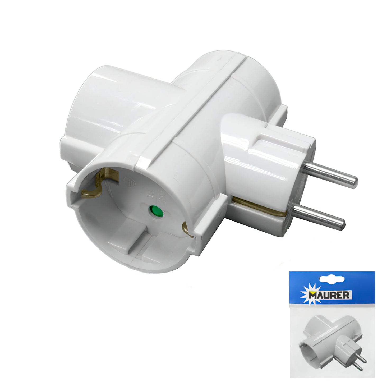 Adaptador / Thief Triplo Schuko 16 A. 250 V.