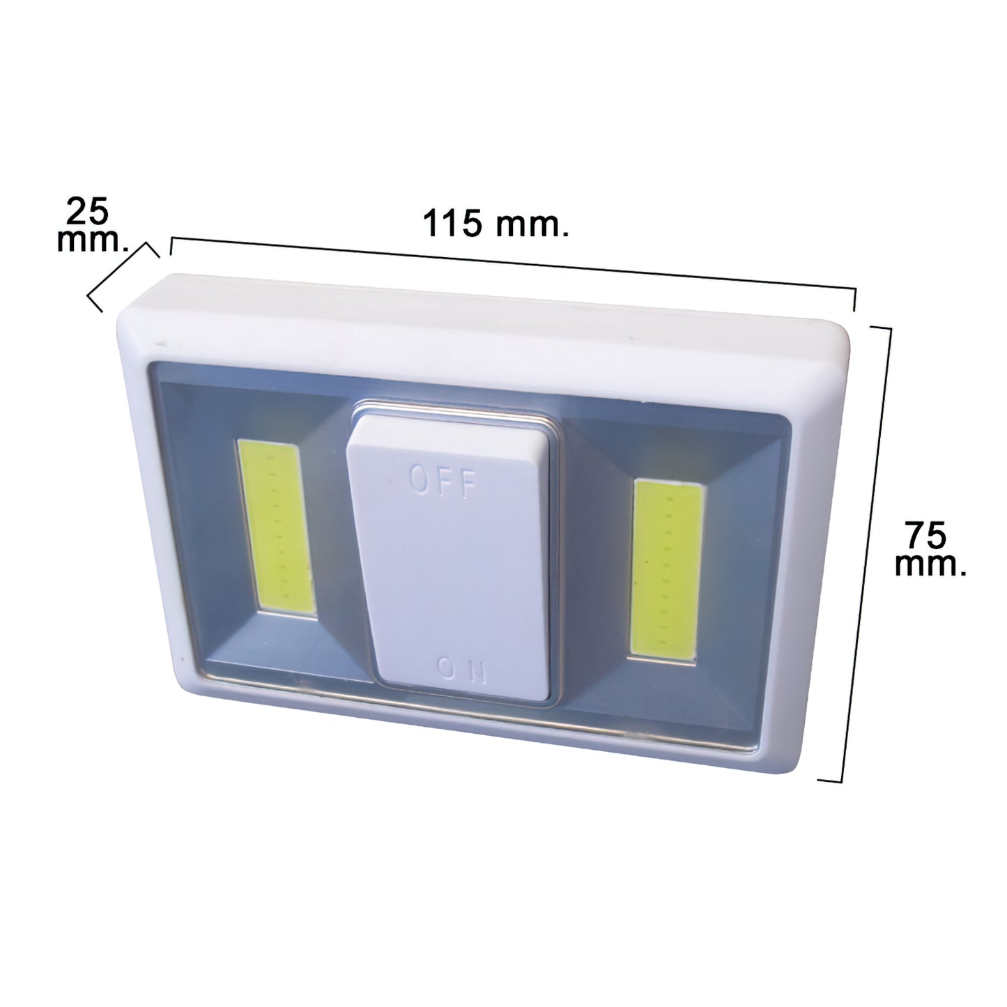 Lanterna / Luzes Led para Parede / Gabinete Funciona com Bateria (4 AAA) 250 Lumens (Fixação com Adesivo, Imã ou Parafusos)