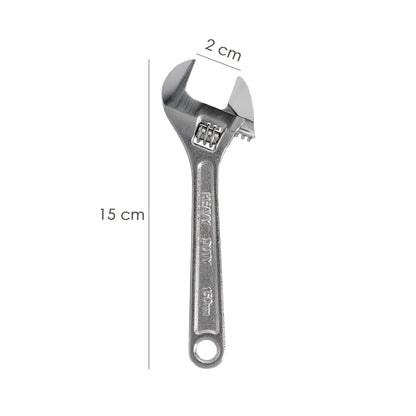 Chave ajustável 6" / 150 mm. Chave inglesa, chave de torque, chave ajustável