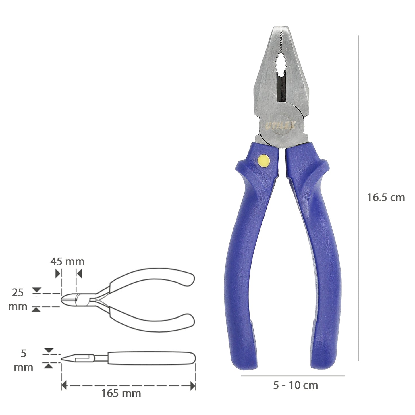 Alicate Universal Utilex 150 mm.