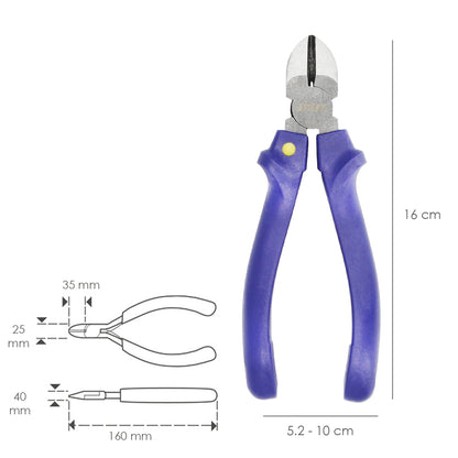 Alicate Corte Diagonal Utilex 150 mm.