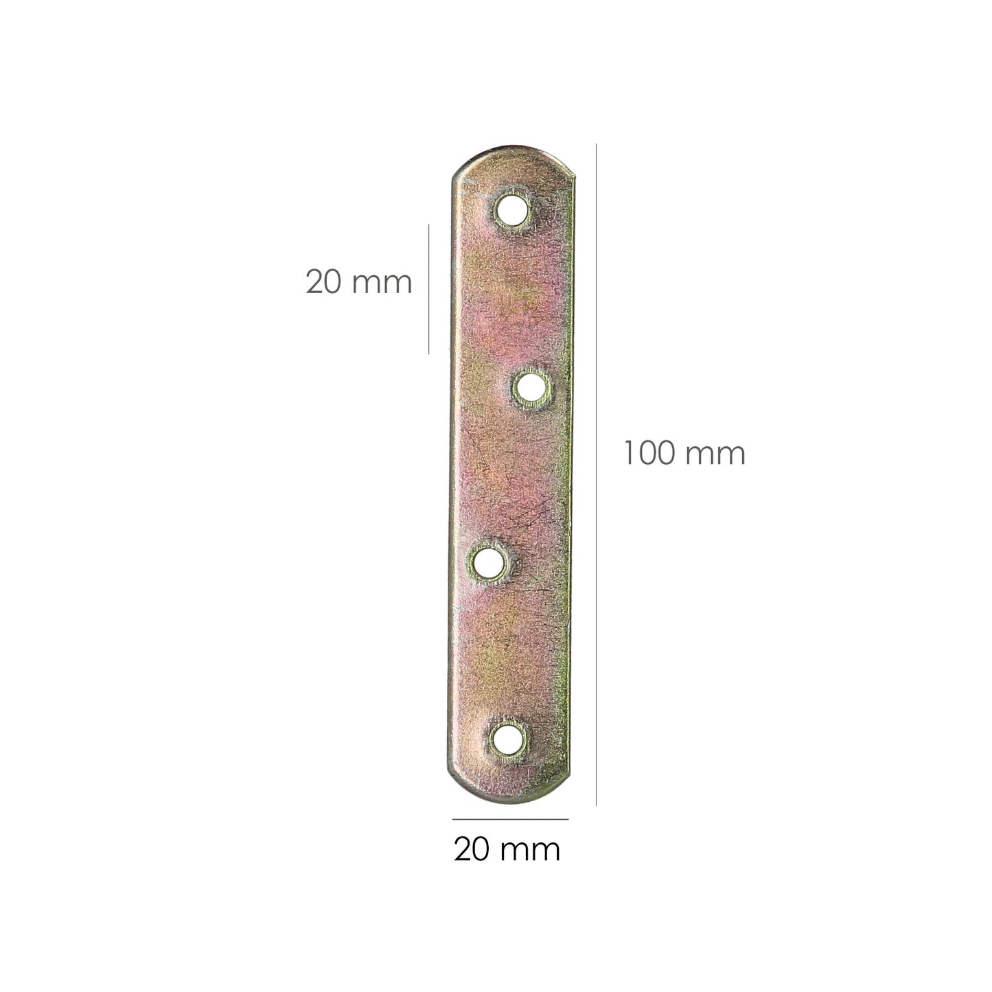 Placa Wolfpack Bicromatado 100x20 mm.