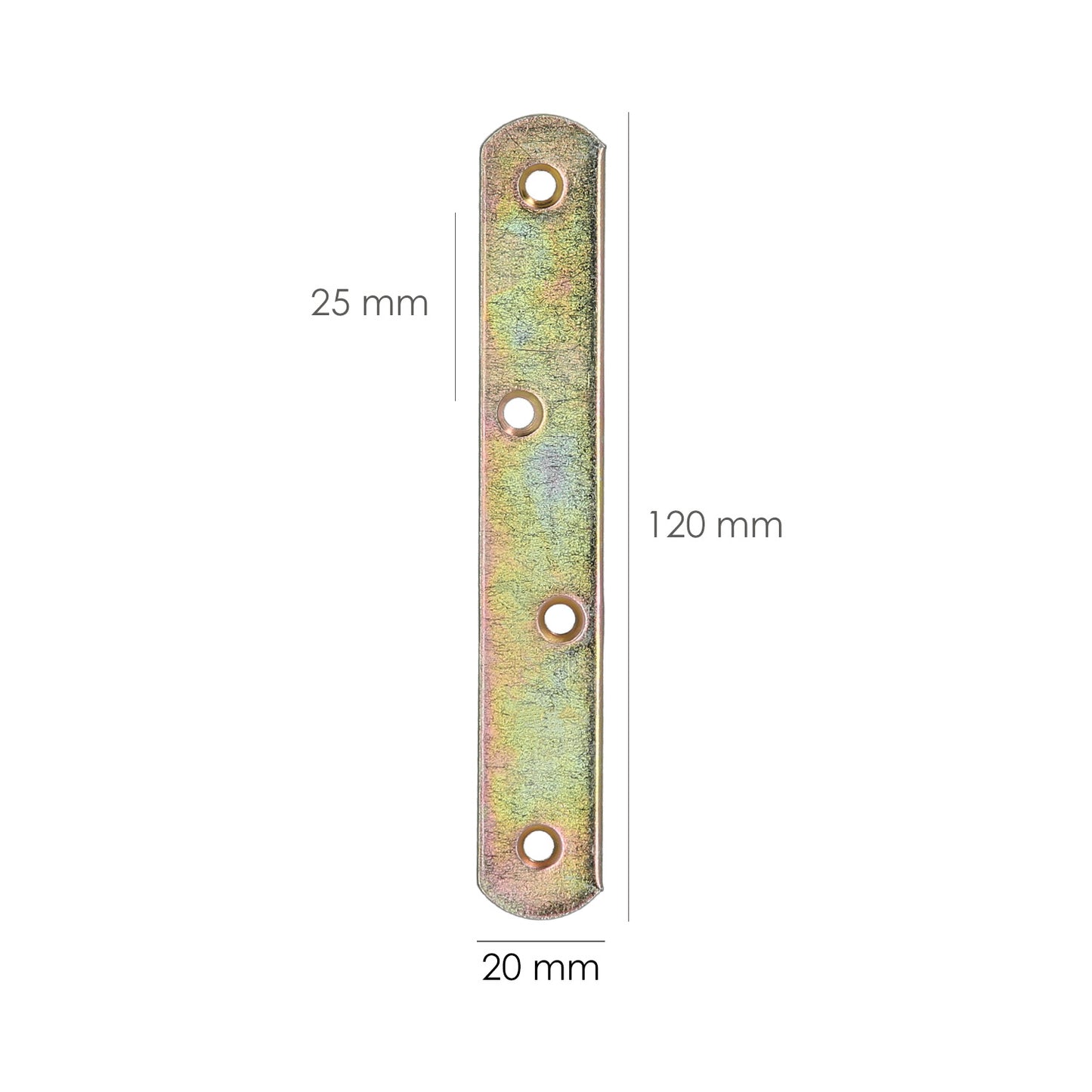 Placa Wolfpack Bicromatado 120x20 mm.