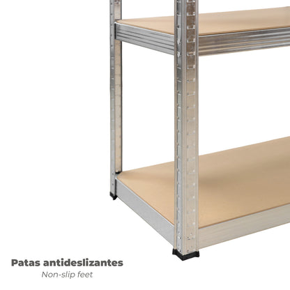 Modulo Estanteria Montaje Rápido Sin Tornillos 90x40x180 cm. (5 Bateas)
