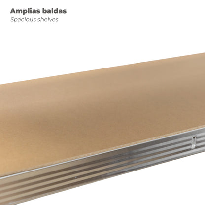 Modulo Estanteria Montaje Rápido Sin Tornillos 90x40x180 cm. (5 Bateas)