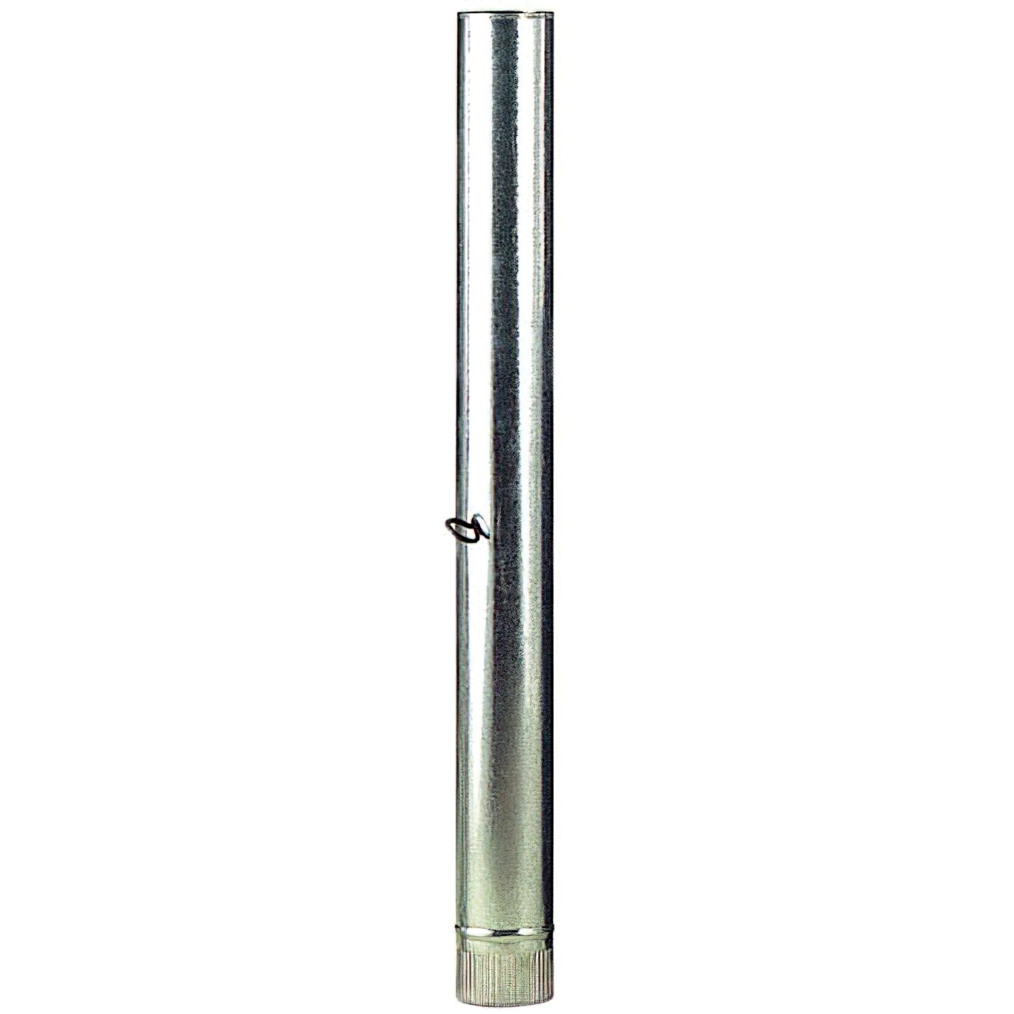 Wolfpack Tubo de Fogão em Aço Galvanizado Ø 100 mm, Ideal para Fogões a Lenha, Lareira, Alta Resistência, Duto de Fumaça. Com chave