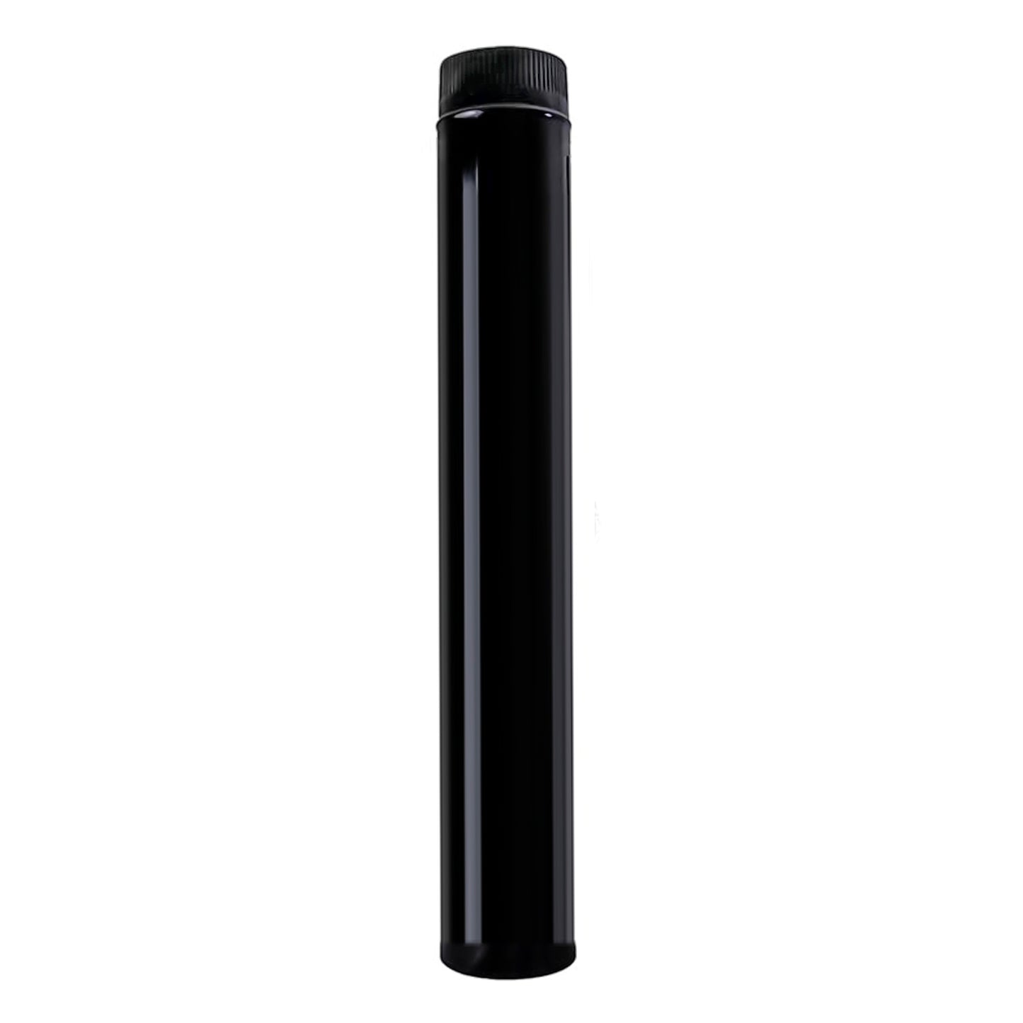 Wolfpack Tubo de Fogão Aço Vitrificado Preto Ø 120 mm. Fogões a Lenha Ideal, Lareira, Alta Resistência, Cor Preto