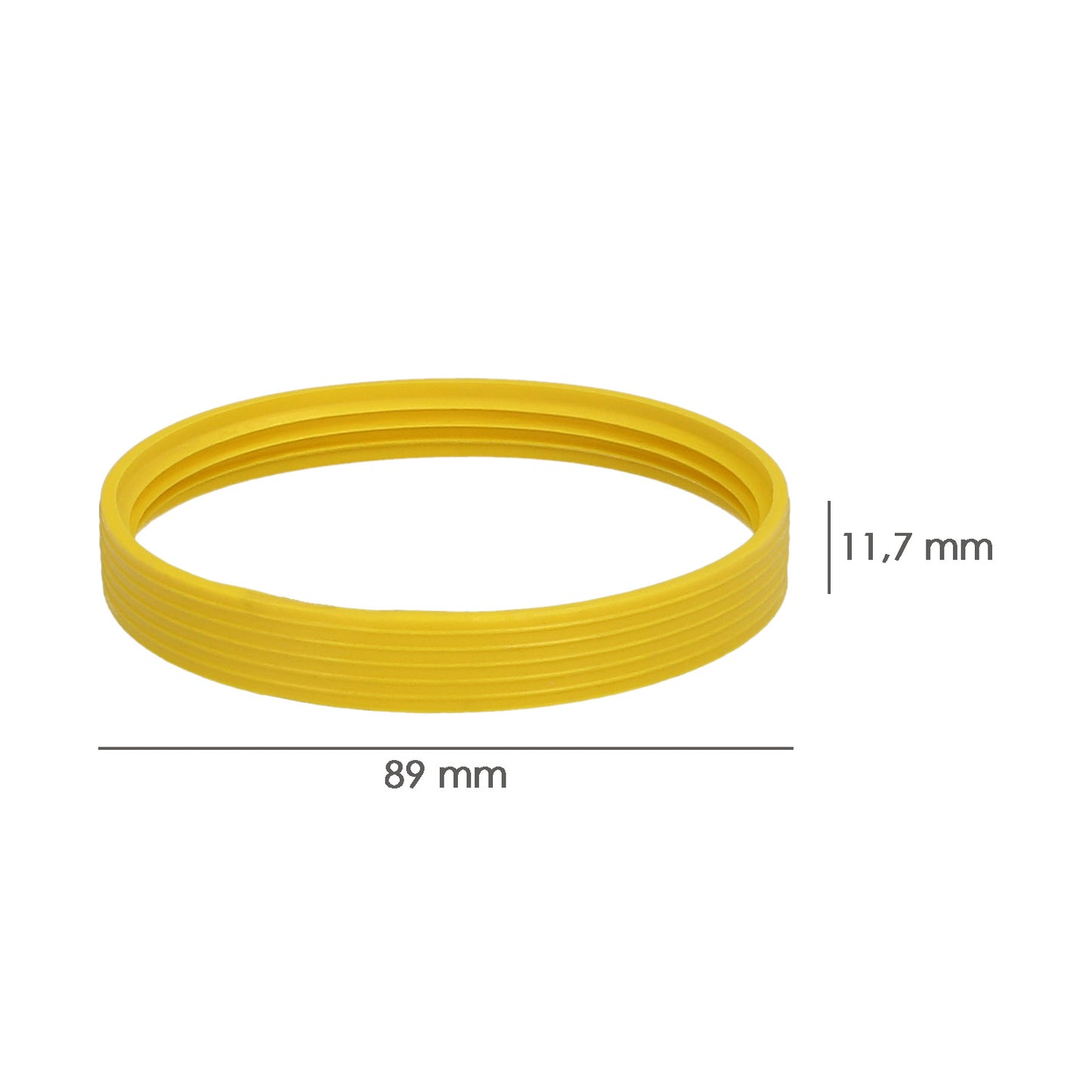 Junta Silicona Estufa Pellet Ø80 Mm.