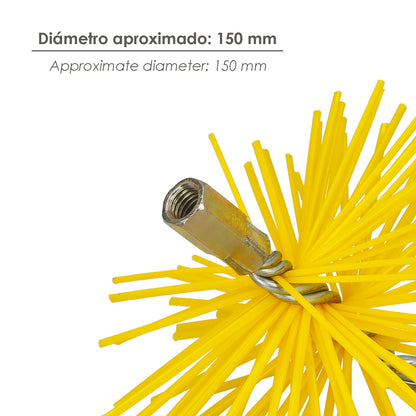 Cepillo Deshollinador Nylon 150mm M12