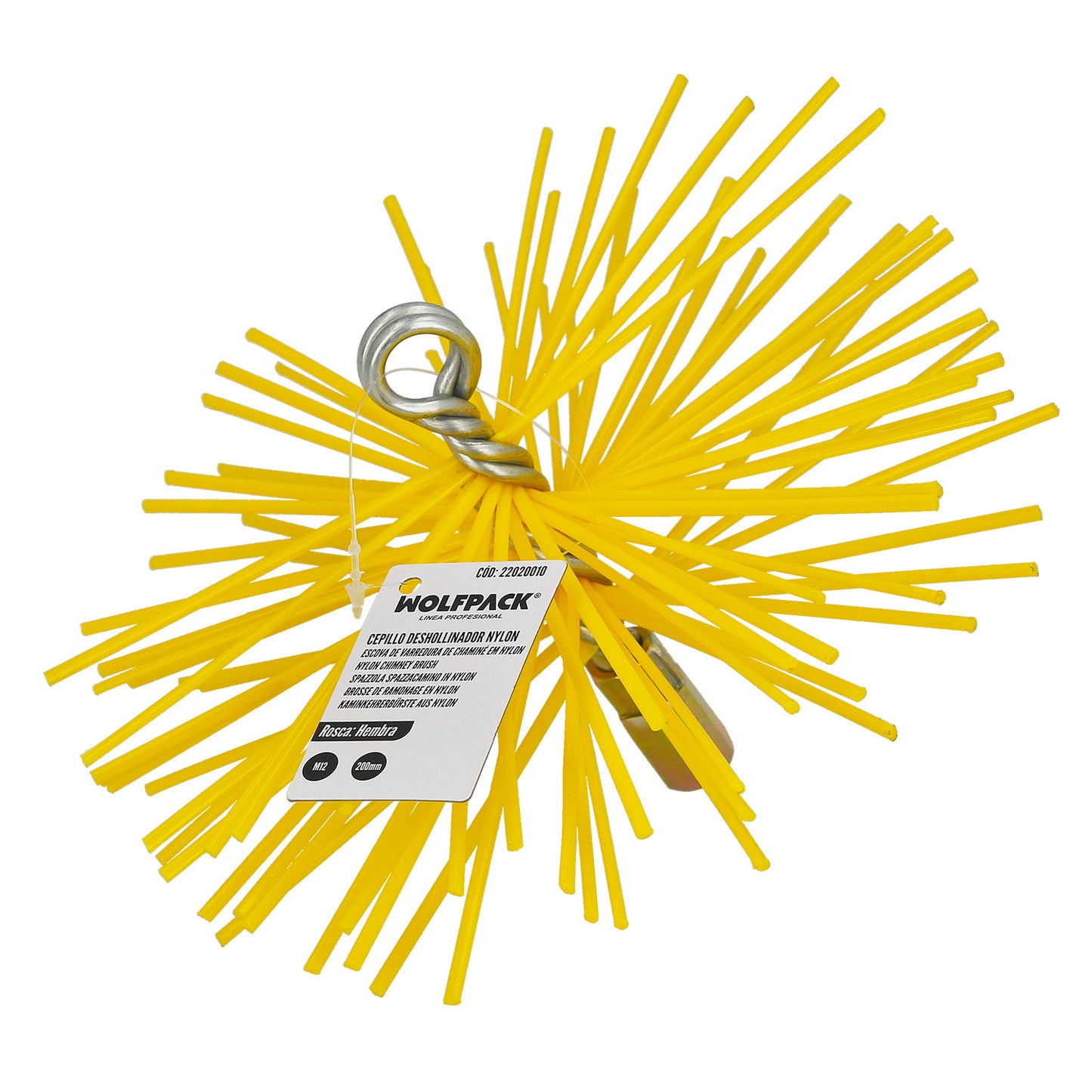 Cepillo Deshollinador Nylon 200mm M12