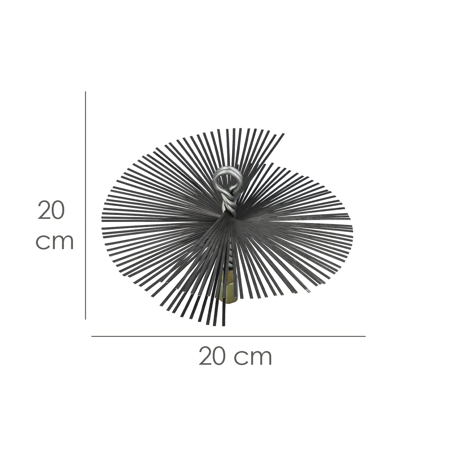 Cepillo Deshollinador Acero Pl. 200 mm M12