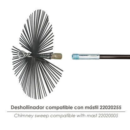 Cepillo Deshollinador Acero Pl. 250 Mm M12
