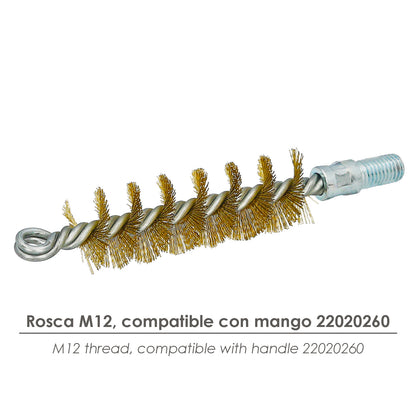 Cepillo Limpiatubos Acero  30 mm M12