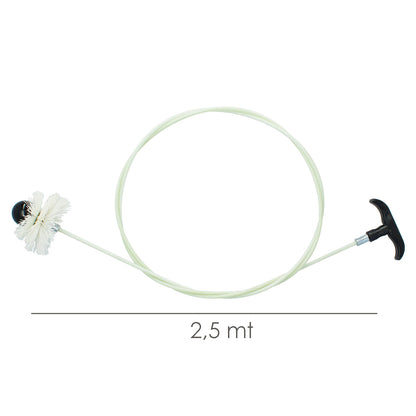 Deshollinador Kit Estufa Pellet 80/100 mm 2,5 m