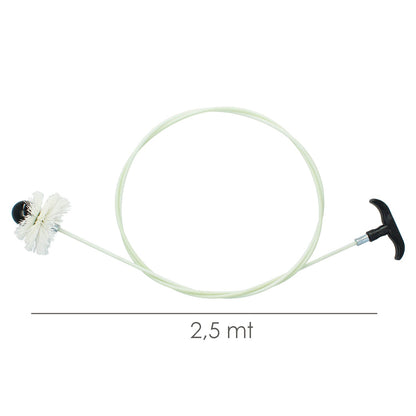 Deshollinador Kit Estufa Pellet 80/100 mm 2,5 m