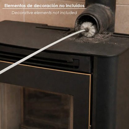 Deshollinador Kit Estufa Pellet 80/100 mm 2,5 m