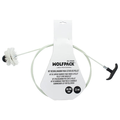 Deshollinador Kit Estufa Pellet 80/100 mm 2,5 m