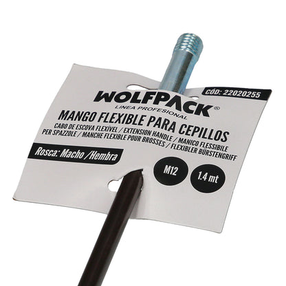 Mastil Flexible Deshollinador Rosca M12 Longitud de 1,4 metros.