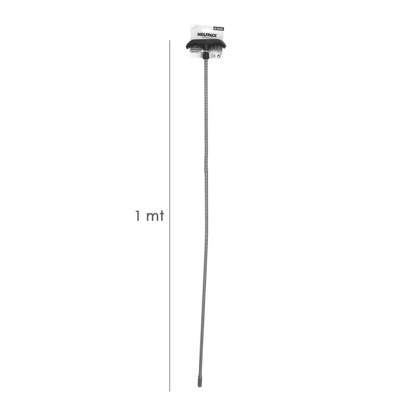 Mango Flexible Reforzado Para Cepillos M12 Longitud 1metro Mango T