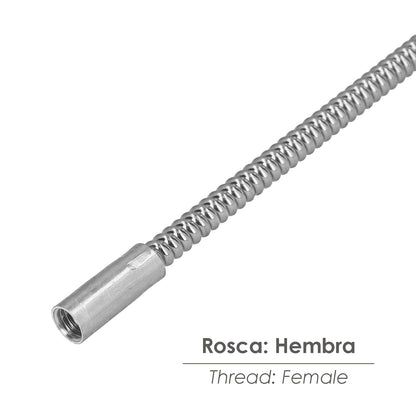 Mango Flexible Reforzado Para Cepillos M12 Longitud 1metro Mango T