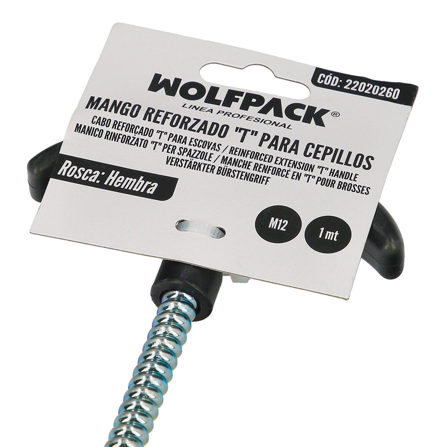 Mango Flexible Reforzado Para Cepillos M12 1mt "T"