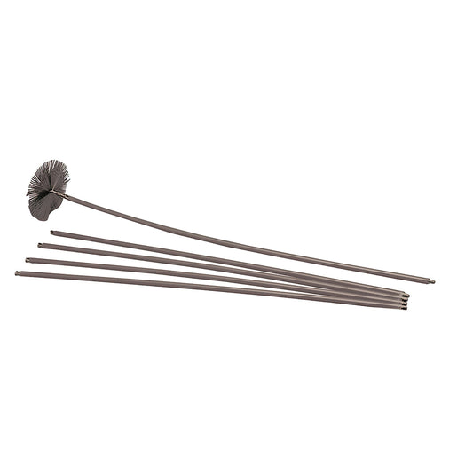 Kit de escova para chaminés 6,7 metros x 250 mm. Diâmetro.