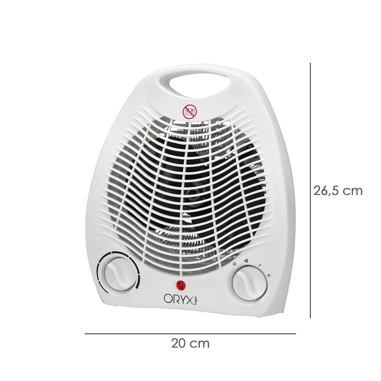 Termoventilador Ovalado 1000 / 2000w