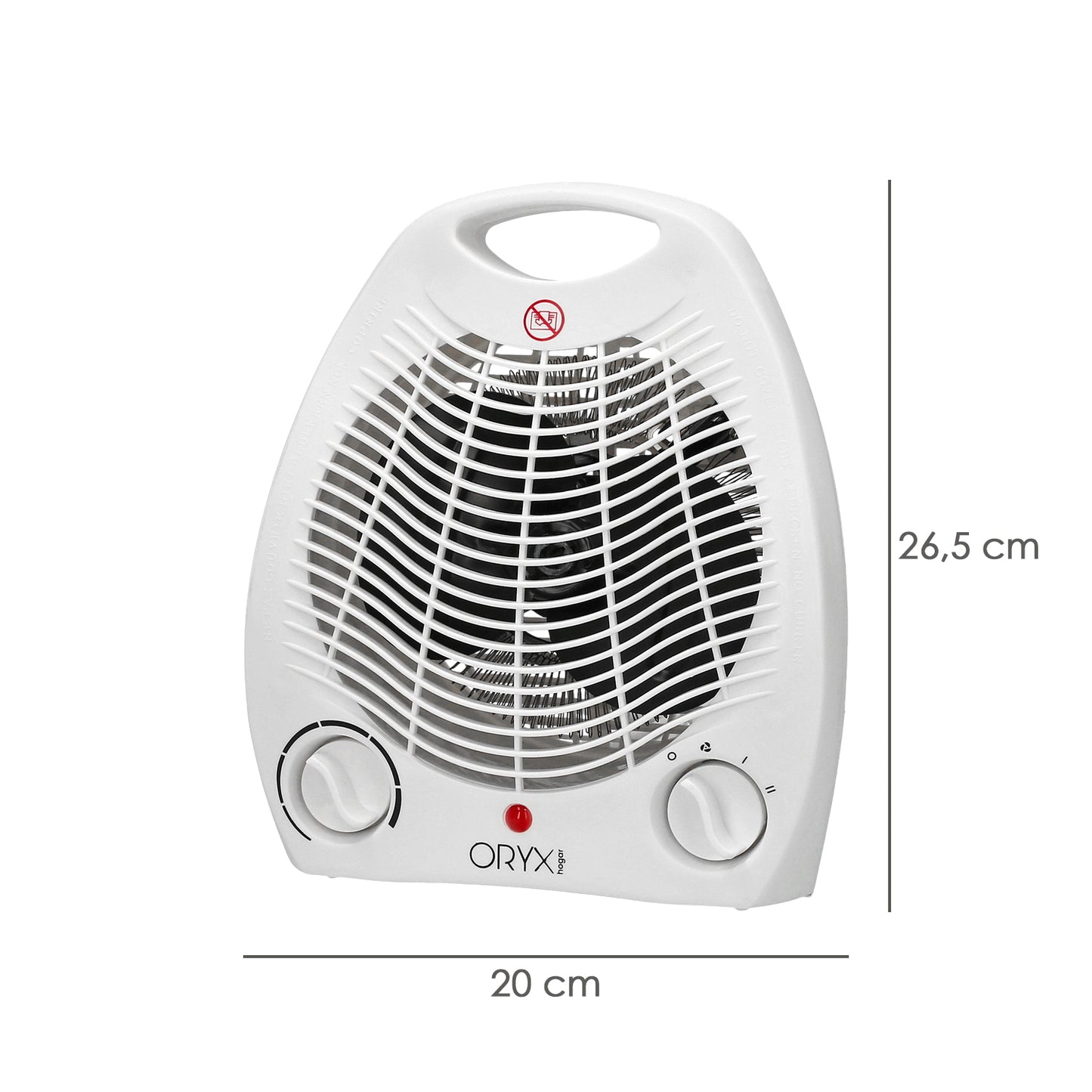 Termoventilador Ovalado 1000 / 2000w