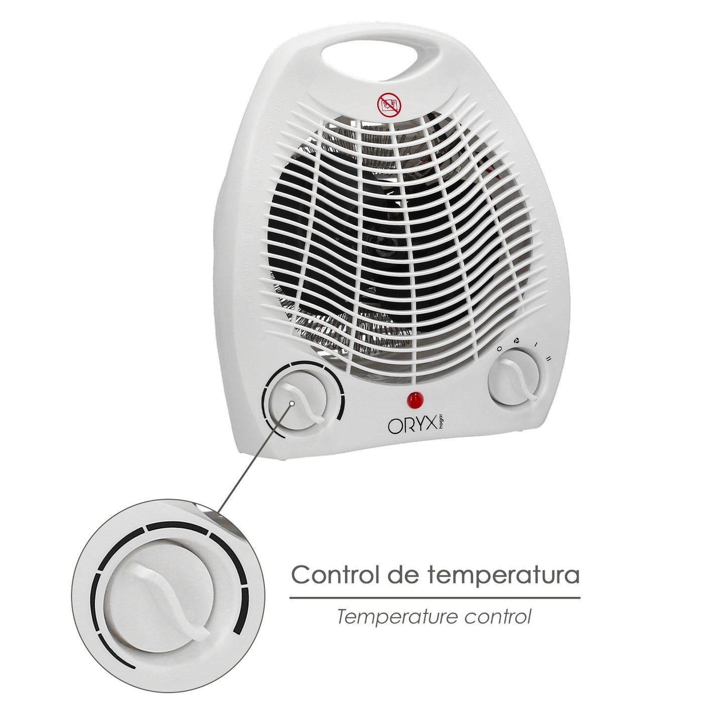 Termoventilador Ovalado 1000 / 2000w