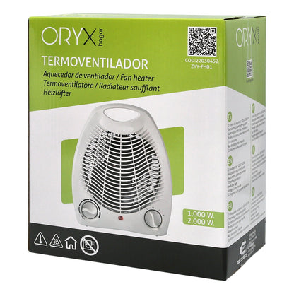 Termoventilador Ovalado 1000 / 2000w