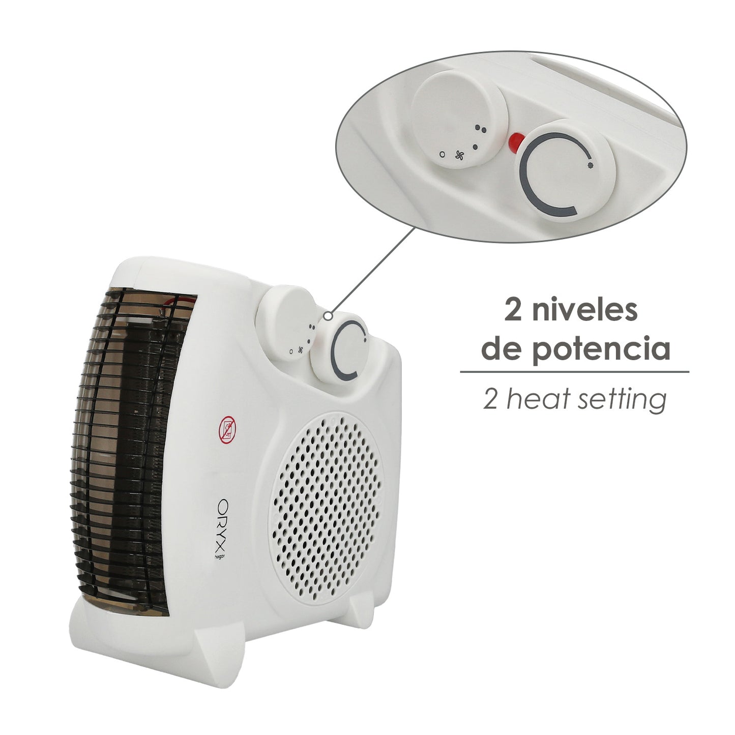 Termoventilador Vertical 1000/2000 Watt.