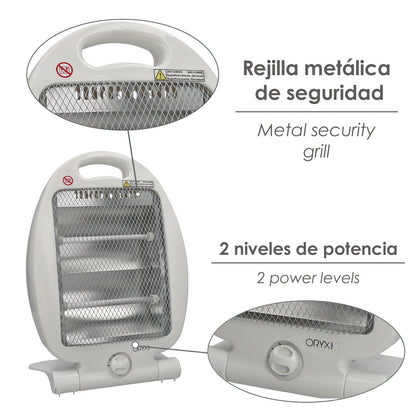 Estufa Radiante Pie Oscilante 400 / 800w