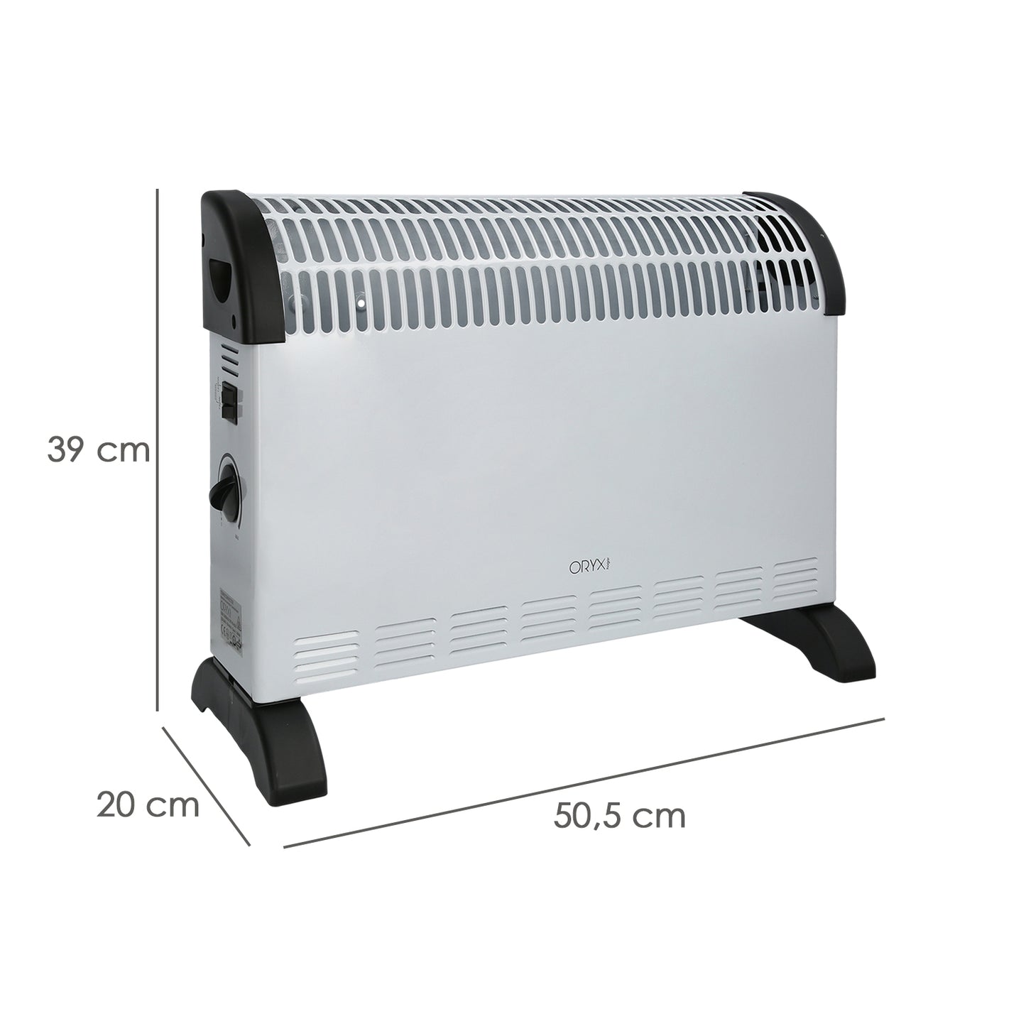 Termoconvector De Suelo potencia de 750 / 1250 / 2000w