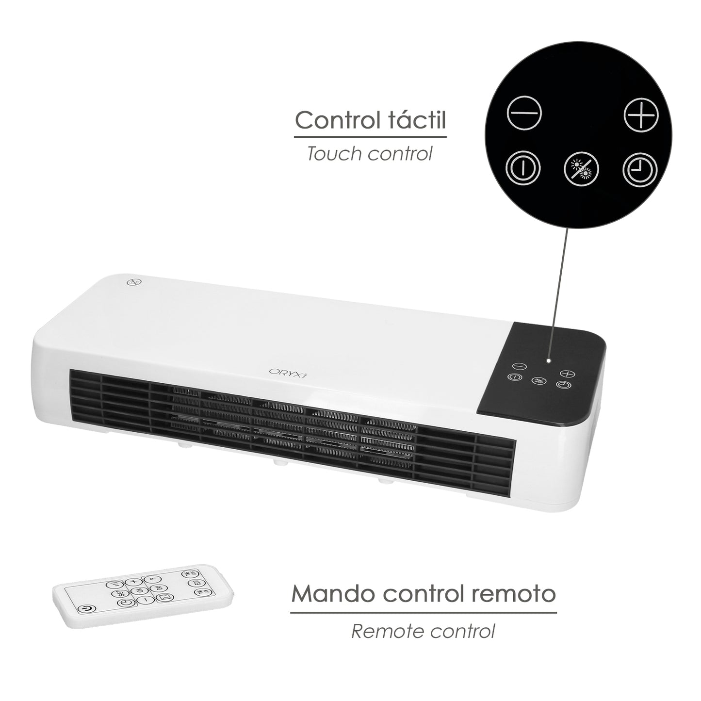 Termoconvector De Pared Split 1000 / 2000 Watt.