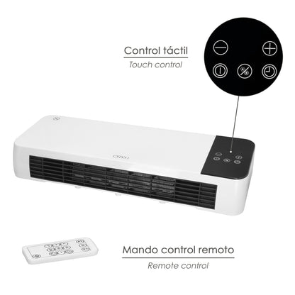 Termoconvector De Pared Split 1000 / 2000 Watt.